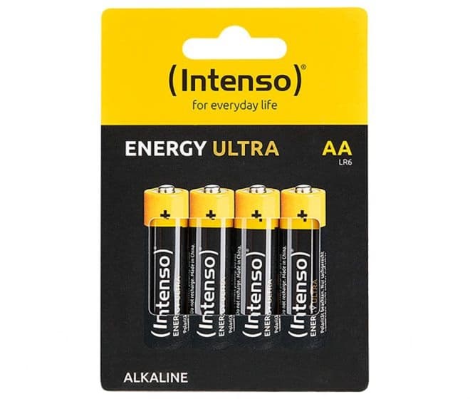 Piles alcalines Energy Ultra, Mignon, AA, LR06, 1,5 volt (paquet de 4), idéales pour une utilisation quotidienne