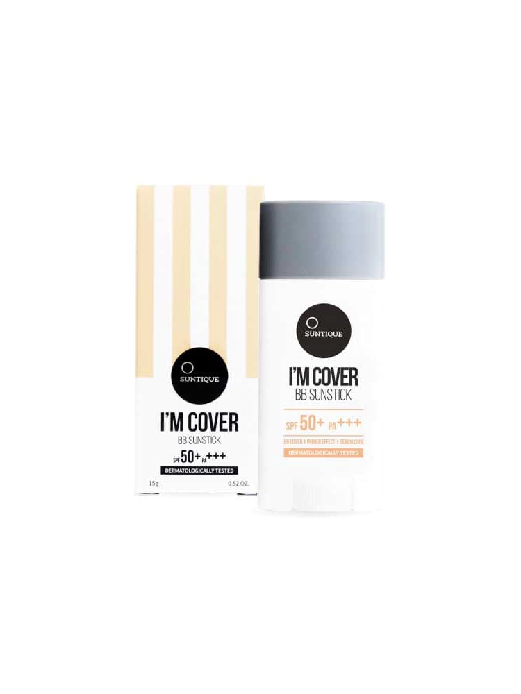 Suntique I'm Cover BB Sunstick Solaire Teinté SPF50+ 15 Grammes