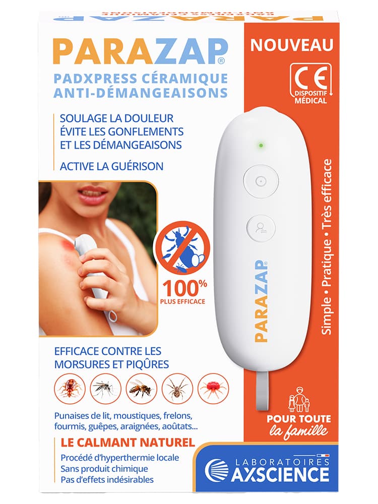 Parazap Padxpress Céramique Anti-Démangeaisons - Pour Toute la Famille